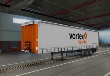 Vortex Logistics Skin version 1.0 for Euro Truck Simulator 2 (v1.43.x)