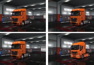 VOS LOGISTICS Skin version 1.0 for Euro Truck Simulator 2 (v1.35.x)