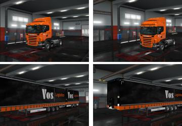 VOS LOGISTICS Skin version 1.0 for Euro Truck Simulator 2 (v1.35.x)