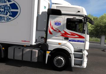 WestUkrTrans Skin for Kamaz 5490 Neo version 1.0 for Euro Truck Simulator 2 (v1.35.x, - 1.43.x)