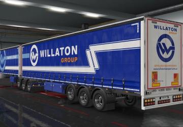 Willaton Transport Skin for Volvo FH 2012 and Own Trailer v1.0 for Euro Truck Simulator 2 (v1.32.x, - 1.35.x)