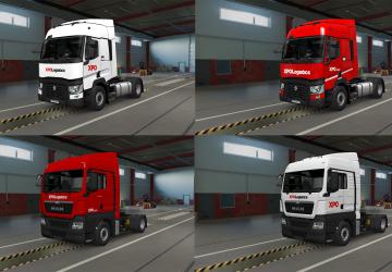 XPO Logistics Skin version 1.2 for Euro Truck Simulator 2 (v1.41.x, - 1.43.x)