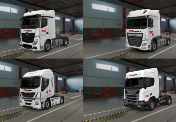XPO Logistics Skin version 1.2 for Euro Truck Simulator 2 (v1.41.x, - 1.43.x)