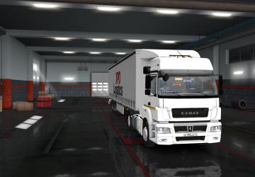 XPO Logistics Trailer Skin by SCS version 1.0 for Euro Truck Simulator 2 (v1.35.x, - 1.41.x)