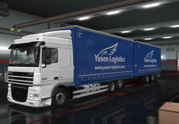 Yusen Logistics Skin for Tandem version 1.0 for Euro Truck Simulator 2 (v1.35.x)