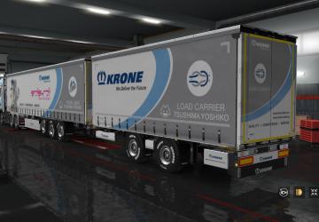 Aqours Krone Skin Pack for Krone Trailer and Trucks v1.0 for Euro Truck Simulator 2 (v1.32.x, - 1.35.x)