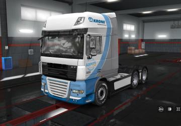Aqours Krone Skin Pack for Krone Trailer and Trucks v1.0 for Euro Truck Simulator 2 (v1.32.x, - 1.35.x)