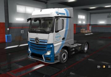 Aqours Krone Skin Pack for Krone Trailer and Trucks v1.0 for Euro Truck Simulator 2 (v1.32.x, - 1.35.x)