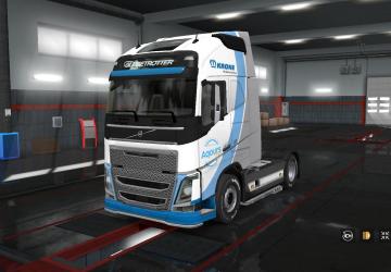Aqours Krone Skin Pack for Krone Trailer and Trucks v1.0 for Euro Truck Simulator 2 (v1.32.x, - 1.35.x)