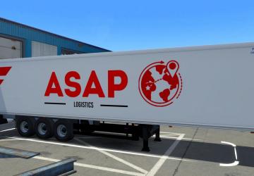 Skinpack Asap Logistics version 1.0 for Euro Truck Simulator 2 (v1.43)
