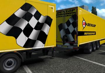 Dunlop Motorsport Skin Pack for Trucks and Trailer v1.0 for Euro Truck Simulator 2 (v1.32.x, - 1.35.x)