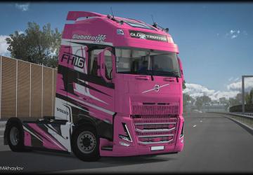 FH13 FH16 Multicolor Skin Pack for Volvo FH5 v1.0 for Euro Truck Simulator 2 (v1.45)