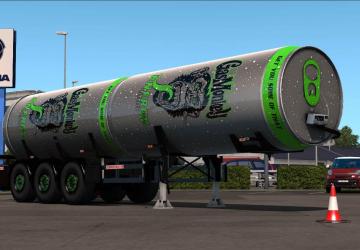 Gas Monkey Energy Skin Pack for Own Trailer and Scania S 2016 v1.0 for Euro Truck Simulator 2 (v1.32.x, - 1.35.x)