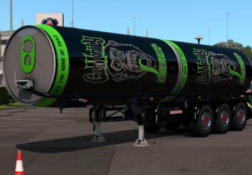 Gas Monkey Energy Skin Pack for Own Trailer and Scania S 2016 v1.0 for Euro Truck Simulator 2 (v1.32.x, - 1.35.x)