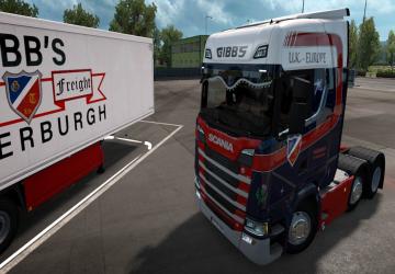 Gibb’s Of Fraserburgh Skin Pack version 1.0 for Euro Truck Simulator 2 (v1.35.x)