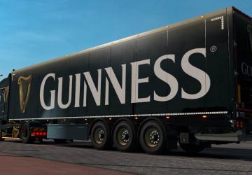 Guinness Skin Pack for Own Trailer and Scania S&R 2016 v1.0 for Euro Truck Simulator 2 (v1.32.x, - 1.35.x)