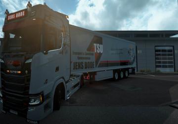 Jens Bode Skin Pack for Scania S and Krone Cooliner v1.0 for Euro Truck Simulator 2 (v1.35.x)