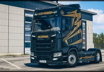 Limited Edition 130 Years Skin Pack for Scania S Highline v1.0 for Euro Truck Simulator 2 (v1.40.x)