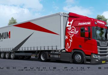 Skinpack PRIMUM1 version 1.0 for Euro Truck Simulator 2 (v1.35.x)