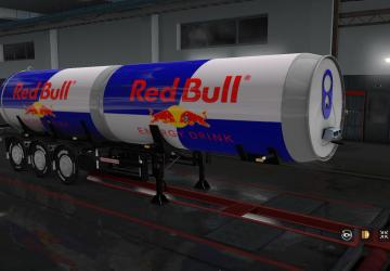 RedBull Energy Drink Skin Pack for Own Trailer and Scania S 2016 v1.0 for Euro Truck Simulator 2 (v1.32.x, - 1.35.x)