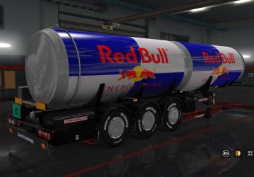 RedBull Energy Drink Skin Pack for Own Trailer and Scania S 2016 v1.0 for Euro Truck Simulator 2 (v1.32.x, - 1.35.x)