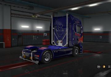 RedBull Energy Drink Skin Pack for Own Trailer and Scania S 2016 v1.0 for Euro Truck Simulator 2 (v1.32.x, - 1.35.x)