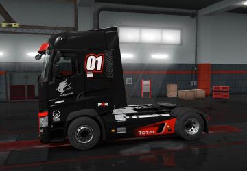 Renault Trucks Racing Skin Pack version 1.0 for Euro Truck Simulator 2 (v1.35.x, 1.36.x)