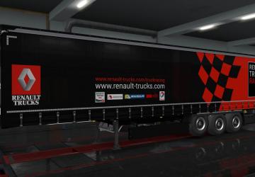 Renault Trucks Racing Skin Pack version 1.0 for Euro Truck Simulator 2 (v1.35.x, 1.36.x)