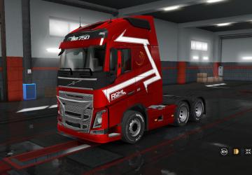 ROML Cargo Skinpack for Volvo FH16 2012 and Bodex KIS 3 Trailer v1.0 for Euro Truck Simulator 2 (v1.35.x, - 1.43.x)