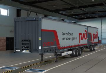 RZD Skin Pack version 1.0 for Euro Truck Simulator 2 (v1.37.x)