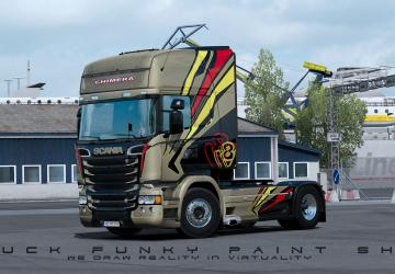 Scania Team Chimera Svempa Design Skin Pack v1.0 for Euro Truck Simulator 2 (v1.35.x, 1.36.x)