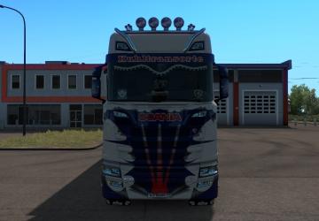 Scheufler Skin Pack for Scania S and Krone Coolliner v1.0 for Euro Truck Simulator 2 (v1.36.x)