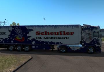 Scheufler Skin Pack for Scania S and Krone Coolliner v1.0 for Euro Truck Simulator 2 (v1.36.x)