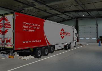 UVK Skin Pack for Scania R&S RJL and Krone CoolLiner v1.0 for Euro Truck Simulator 2 (v1.36.x, - 1.39.x)