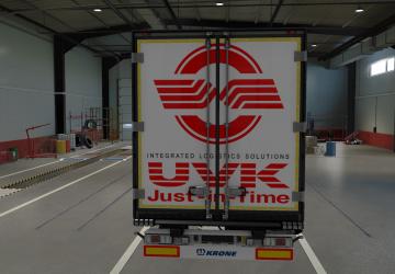 UVK Skin Pack for Scania R&S RJL and Krone CoolLiner v1.0 for Euro Truck Simulator 2 (v1.36.x, - 1.39.x)
