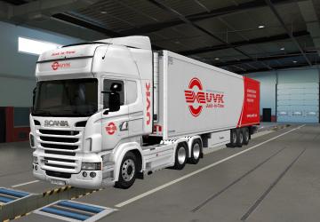UVK Skin Pack for Scania R&S RJL and Krone CoolLiner v1.0 for Euro Truck Simulator 2 (v1.36.x, - 1.39.x)