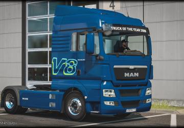 Skinpack V8 Multicolor for MAN TGX Euro 5 v1.0 for Euro Truck Simulator 2 (v1.35.x, 1.36.x)