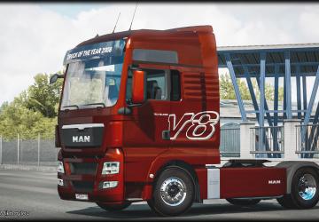Skinpack V8 Multicolor for MAN TGX Euro 5 v1.0 for Euro Truck Simulator 2 (v1.35.x, 1.36.x)