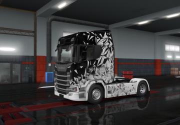 Crystal Dimension Skins for Scania S&R 2016 v1.0 for Euro Truck Simulator 2 (v1.35.x)