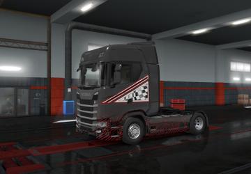 Crystal Dimension Skins for Scania S&R 2016 v1.0 for Euro Truck Simulator 2 (v1.35.x)