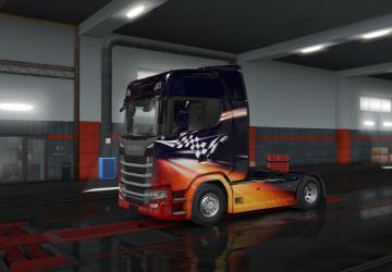 Crystal Dimension Skins for Scania S&R 2016 v1.0 for Euro Truck Simulator 2 (v1.35.x)