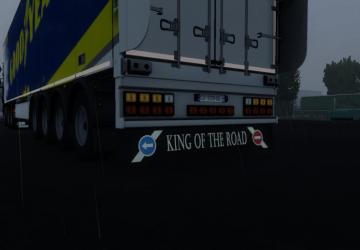 Skins for SCS Trailer Mudflaps version 1.0 for Euro Truck Simulator 2 (v1.45-1.54)