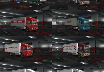 Skins for DAF 95 ATi BDF version 1.0 for Euro Truck Simulator 2 (v1.35.x, 1.36.x)