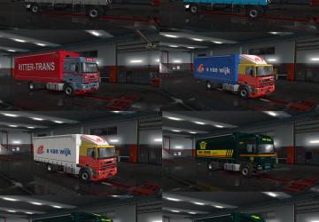 Skins for DAF 95 ATi BDF version 1.0 for Euro Truck Simulator 2 (v1.35.x, 1.36.x)