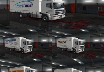 Skins for DAF 95 ATi BDF version 1.0 for Euro Truck Simulator 2 (v1.35.x, 1.36.x)