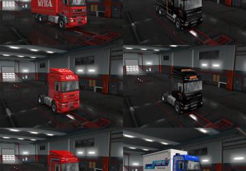 Skins for DAF 95 (ATi) BDF version 1.0 for Euro Truck Simulator 2 (v1.35.x, 1.36.x)