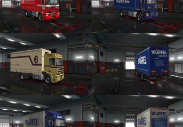 Skins for DAF 95 ATi BDF version 1.0 for Euro Truck Simulator 2 (v1.35.x, 1.36.x)