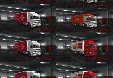 Skins for DAF 95 ATi version 1.0 for Euro Truck Simulator 2 (v1.35.x, 1.36.x)