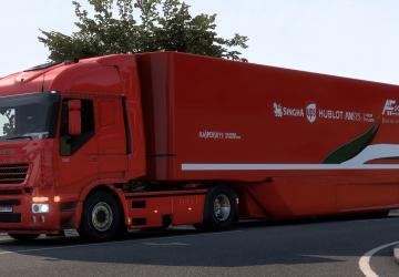 Skins for MB Aerodynamic version 1.0 for Euro Truck Simulator 2 (v1.40.x, 1.41.x)