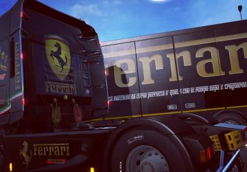 Enzo Ferrari Tribute Skins for Iveco Hi-Way and Own Trailer v1.0 for Euro Truck Simulator 2 (v1.35.x, - 1.37.x)